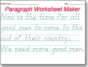 Amazing D'Nealian Handwriting Worksheet Maker